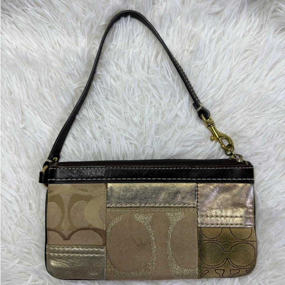 Coach Patchwork Wristlet - image 1